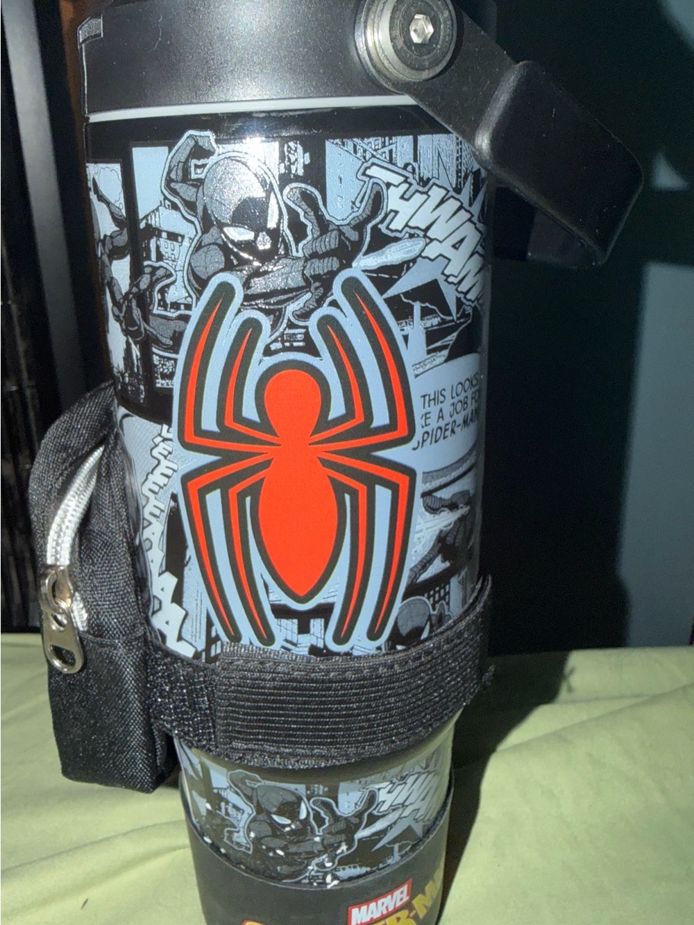 Marvel Red & Black Spider Emblem Votive Vase
